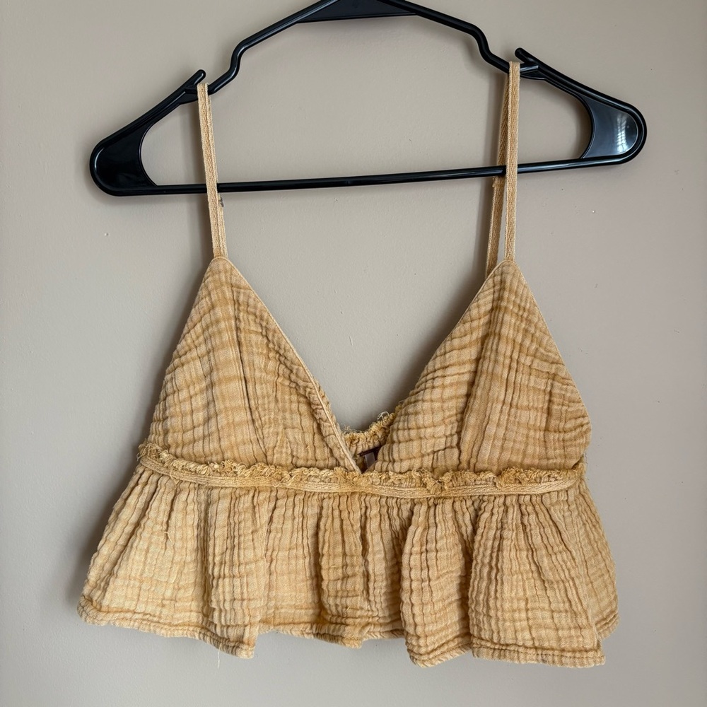 Free People Cropped Tank Top